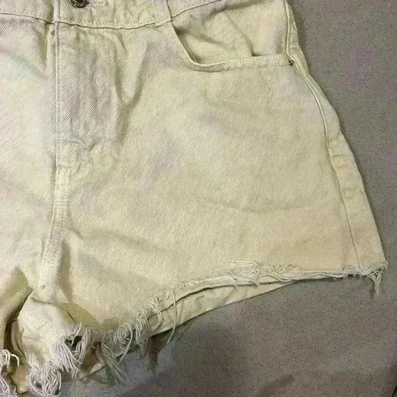 Zara yellow tye dye shorts - Picture 4 of 11